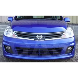 Nissan Versa - Chrome Strips Chrome Grill Dummy Bumper Tuning