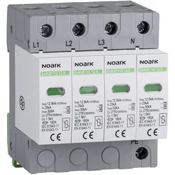 Noark 103342 AC Surge Protector Ex9UE1+2 275V 4P 3F 12.5 T1+T2 Клас B+C