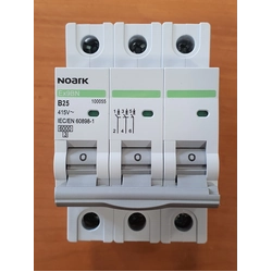 NOARK B25A 3P CIRCUIT BREAKER 100 055