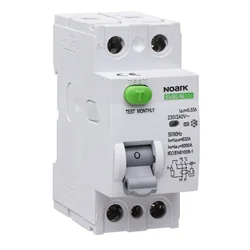 NOARK Disjuntor de corrente residual 1-faz 2P 40A 30mA 6kA TypA(108350)