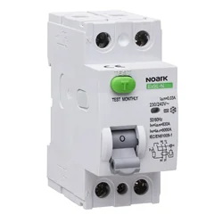 NOARK Disyuntor de corriente residual 1-faz 2P 40A 30mA 6kA TypA(108350)