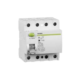 Noark Disyuntor de corriente residual, tipo A, In=40A, IΔn=100mA