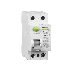 NOARK Disyuntores de corriente residual Ex9L-N 2P 40A tipo A 30mA 108350