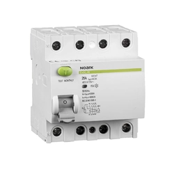 NOARK Interruttore differenziale 3-faz 4P 100A 300mA 10kA Tipo S+AC (108726)