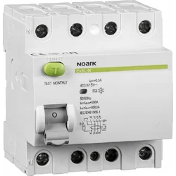 Noark Interruttore differenziale Noark 108362 4P 40A 30mA 6kA TIPO A EX9L-N