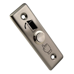 NO/NC exit button, built-in, stainless steel CSB-28D