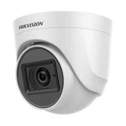 Novērošanas kamera 5MP objektīvs 2.8mm IR 20m mikrofons — Hikvision — DS-2CE76H0T-ITPFS-2.8mm