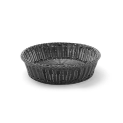 Okrúhly košík na chlieb, čierny, pr. 400 mm
