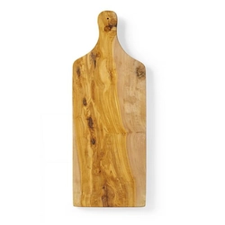 Olive wood serving board with handle 400x140x(H)18