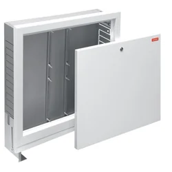 Onnline 580x620x115-165 flush-mounted cabinet for mounting manifolds with and without mixing system 10/3 with coin lock