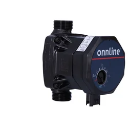 ONNLINE EQC-M electronic circulation pump 15-6/130, with threaded connection 1 cal, 3 operating modes, plug included