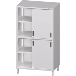 Opbevaringsgarderobe med skydelåger 1100x500x2000 Stalgast