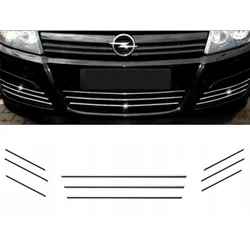 OPEL ASTRA H MK V CHROME GRILL lamel atrapa Tuning