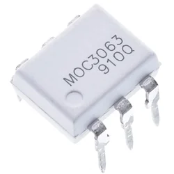 Optotriac MOC3063 Optical Triac DIP-6 600V Αρχικό ONSEMI