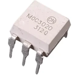 Optotriaco MOC3020 Triac Óptico DIP-6 400V Original ONSEMI