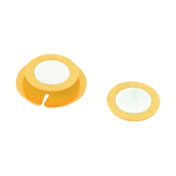 Organizador de cables - clip magnético amarillo