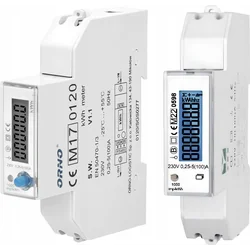 Orno Compteur électrique Orno OR-WE-524 1-faz. 100A MID 1 module DIN TH-35mm PV
