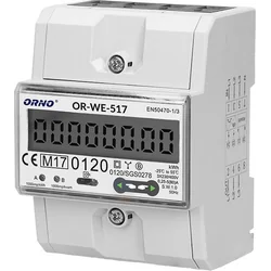 Orno Contor de energie electrică 3-fazowy multi-tarif Orno OR-WE-517 MID