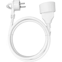 Orno Einzelsteckdosen-Verlängerungskabel für Zuhause, 1x2P+Z 5m,kabel PVC H05VV-F 3x1,5mm?, 230VAC/16A