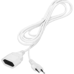 Orno Przedłużacz domowy jednogniazdowy płaski, 1x2P, 5m,kabel PVC H03VV-F 2x0,75mm?, 230VAC