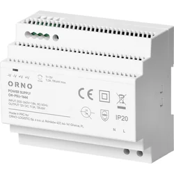 Orno Zasilacz na szyne DIN, 12VDC, 11,3A, 135,6W, 6 modułów