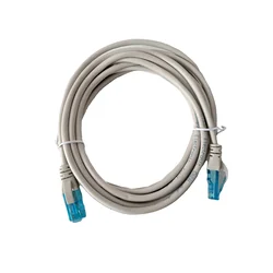 Oskärmad rund UTP-kabel Digitus, CAT5e RJ45, Cu, 3 m, grå