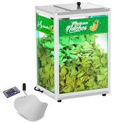 Osvětlený LED ohřívač pro nachos, popcorn a arašídy 100W Royal Catering RCNW-1L