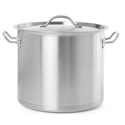 OUT_Large Gastronomic Stainless Steel Pot With Lid 98l Ø50 Cm Hendi 835104