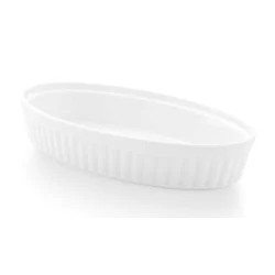 Oval baking dish Bianco 750 ml