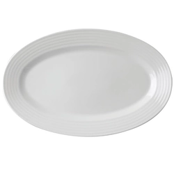 Oval platter diameter 32 cm ROUNDABOUT BAOP32D7