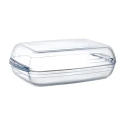 OVENCHEF double ovenproof dish transparent 355x220x(H)110mm