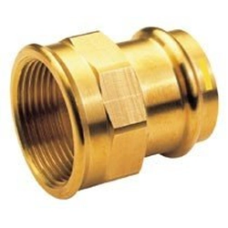 Overgangsfuge 15 x 3/4 bronze B Pressegas