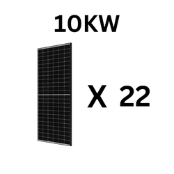 Package 22 JA Solar panels JAM72S20 black frame,460W, 10KW, warranty 15 years