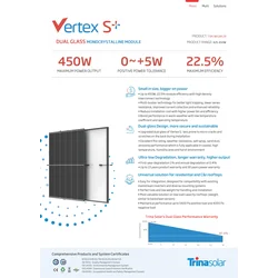 Päikesepaneel TRINA SOLAR Vertex S TSM-NE9R.28 440W