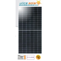 Painel fotovoltaico de módulo solar 455Wp Ulica Solar UL-455M-144 moldura prateada