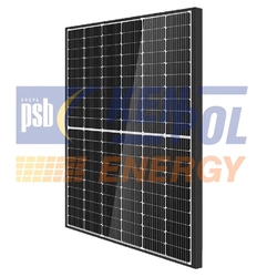 Painel Módulo Fotovoltaico Leapton 430W moldura preta Ntype