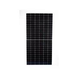 Painel solar 550W HB Preto com faixa prateada