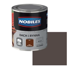 Paint Nobiles Dach and Gutter for galvanized sheet CHOCOLATE BROWN 5l