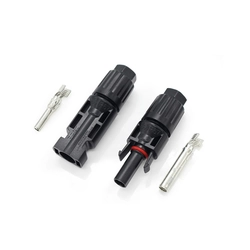 Pair of photovoltaic connectors MC4 1000V IP67 4-6mm²