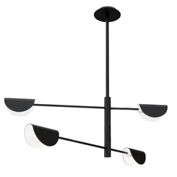 PAKĀRŠĀ GRIEDU LAMPA APP1260-4CP MELNA