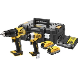 Pakiet maszynowy DeWalt DCK2062E2T-QW w obudowie TSTAK