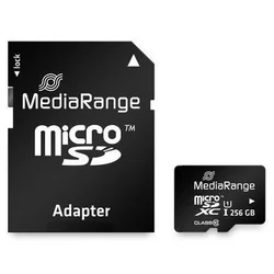 ПАМЕТ MICRO SDXC 256GB UHS-1/W/ADAPTER MR946 MEDIARANGE