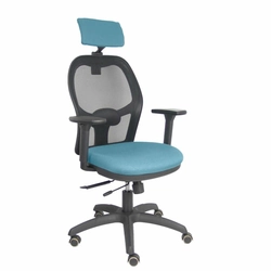 P&amp;C Chaise de bureau avec appui-tête B3DRPCR Bleu ciel