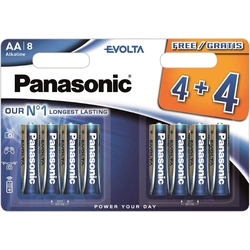 Panasonic AA akumulators / R6 8 gab.