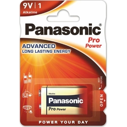 Panasonic Batterieffekt 9V Blok 12 stk.