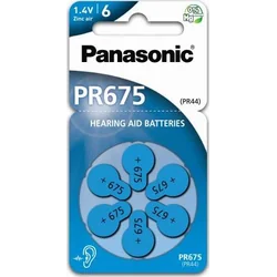 Panasonic Hearing aid battery 675 10 pcs.
