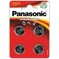Panasonic litija jaudas akumulators CR2032 4 gab.