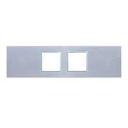 Panel cuádruple de vidrio WELAIK 0+zás+zás+0 - gris