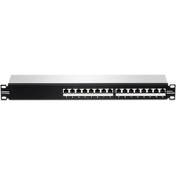 Panel krosowy 16 portów RJ45 UTP, Cat6a, Ekranowany, 1U - TRENDnet TC-P16C6AS