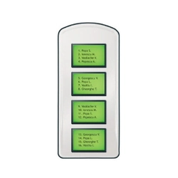 Panel LISTA DE UBICACIONES (acero inoxidable) PLL.42I